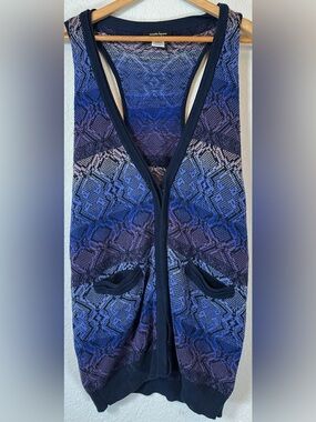 Nanette Lepore Ombre Knit Sweater Vest